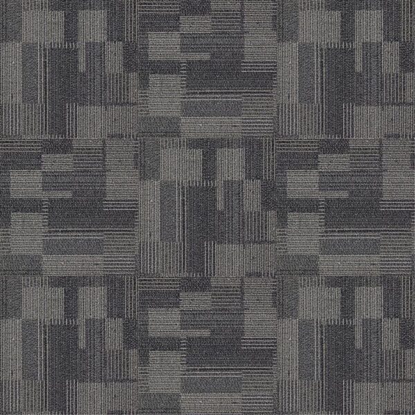 Next Floor Poly Carpet Tile Inspiration Fired Steel 19-11/16" x 19-11/16" |2.1 mm Thickness