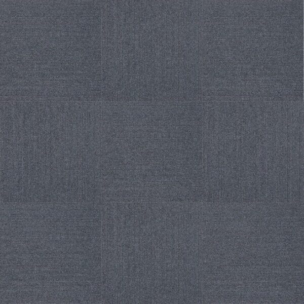 Next Floor Poly Carpet Tile Pinstripe Pacific 19-11/16" x 19-11/16" |1.98 mm Thickness