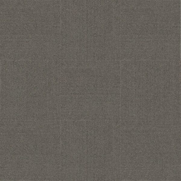 Next Floor Poly Carpet Tile Pinstripe Sequoia 19-11/16" x 19-11/16" |1.98 mm Thickness