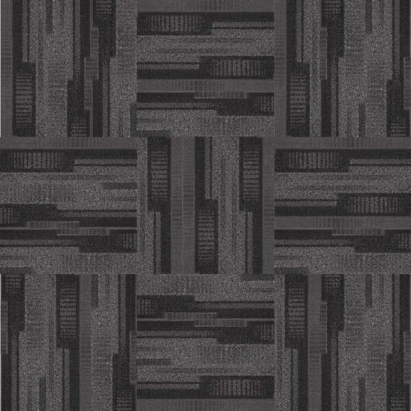 Next Floor Poly Carpet Tile Dedication Tuxedo 13" x 39" |2.1 mm Thickness