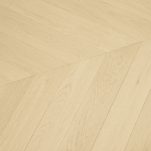 Vidar Hardwood Plank American Oak Chevron Select & Better Collection Moon Light 5" X 3/4" X Fixed Length |18 mm Thickness