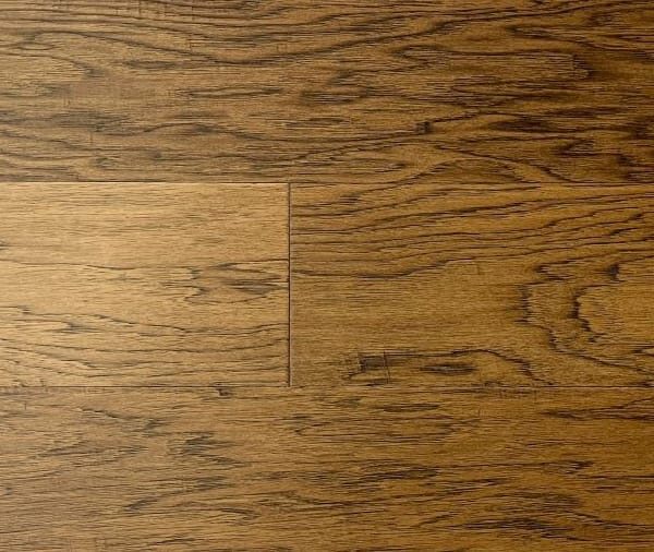 NAF-Floors@Work NAF Engineered Hardwood Handscrapded T&G Hickory Bronze 6-1/2" x 3/4" x RL(up to 70.86") |18 mm Thickness