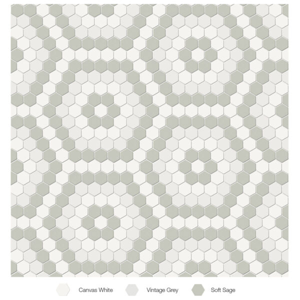 Anatolia - Mosaic Tile Soho Morning Blend Matte 8-1/4" x 14"