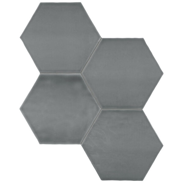 Wall Tile Teramoda Charcoal Glossy 6" x 6-3/4"