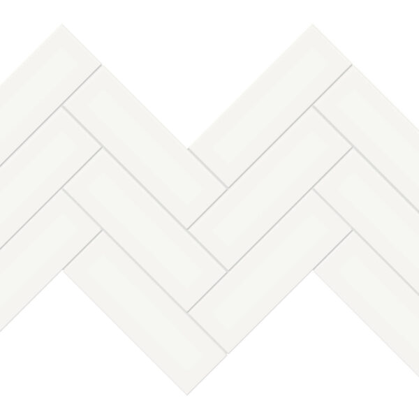 Mosaic Tile Soho Canvas White Matte 8-1/4" x 17"