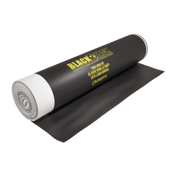 Roberts - Black Jack Underlayment - 100 sq. ft. Roll - 43" x 28' x 2.5 …