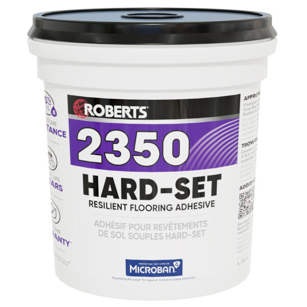 Roberts - 2350 Hard-Set Resilient Flooring Adhesive - 1 Gal. (3.78 …
