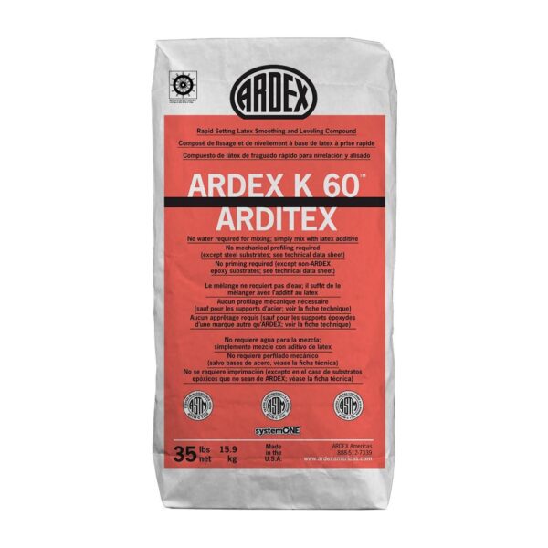 Ardex - K 60 ARDITEX Two-Component Rapid Setting Latex Smooth…