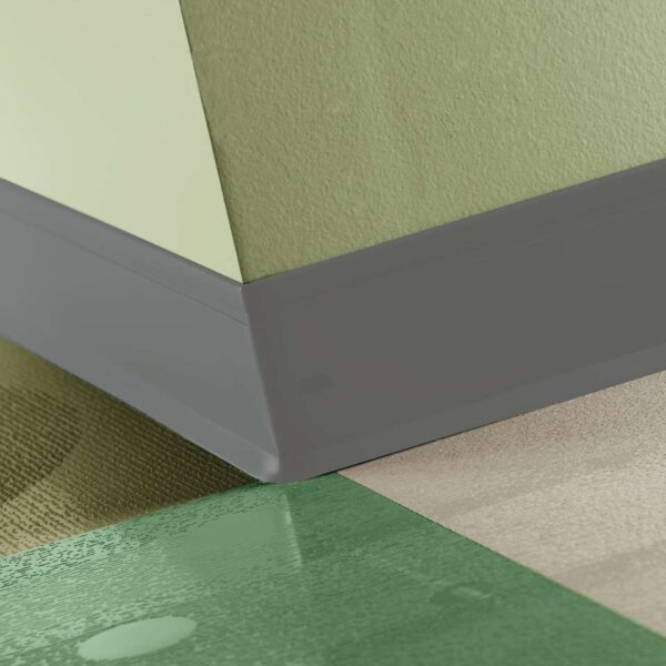 Tarkett - Perceptions - Recess Toe 4 1⁄4” #48 Grey - Wallbase 120'