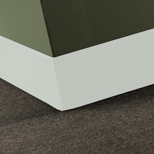 Tarkett - Traditional Vinyl #TG1 Snowbound Toeless Wallbase 1/16"…
