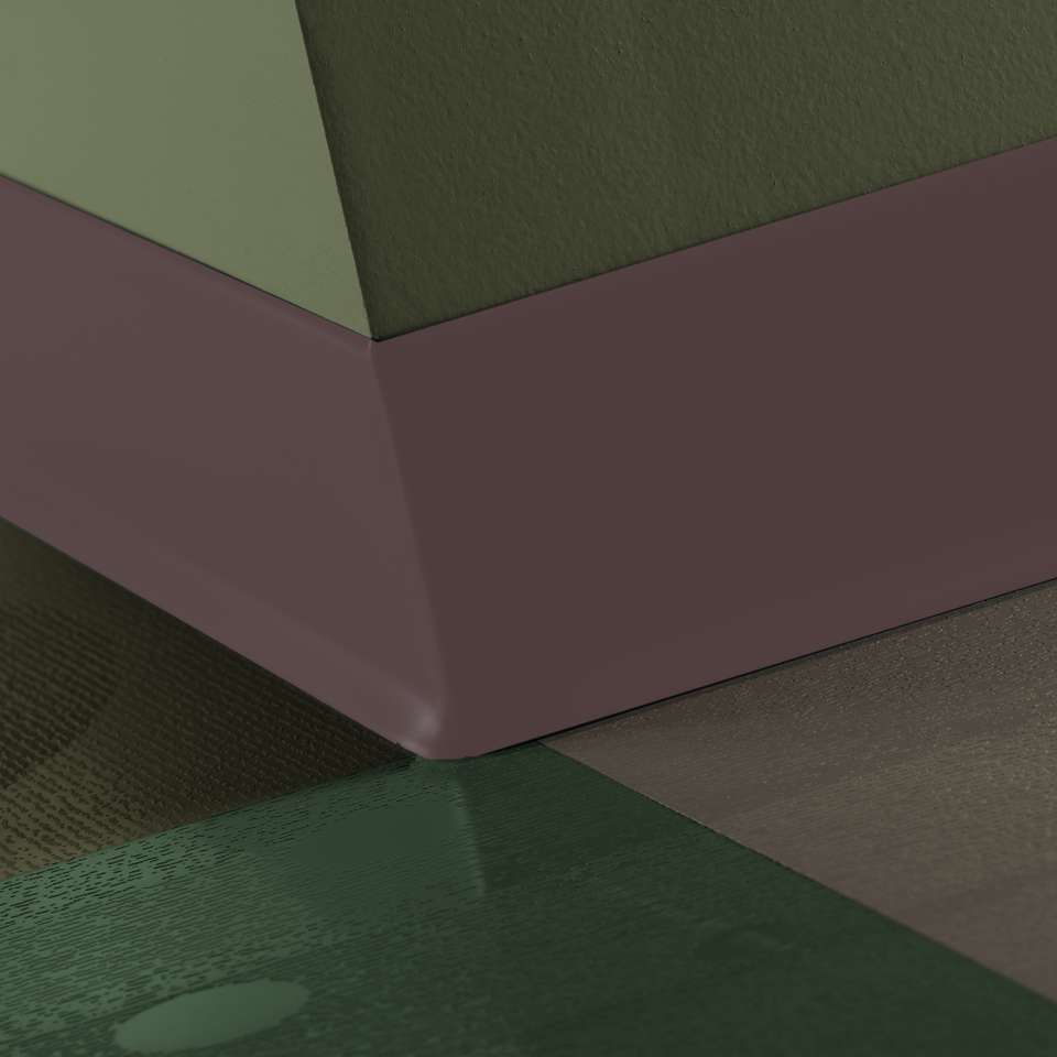 tarkett - traditional vinyl 5/64" (type tv) - cb 85 4 loc .080 toe traditional vinyl 4" .080 #85 burgundy - outer corner (pack of 25) 1 tarkett - traditional vinyl 5/64" (type tv) - cb 85 4 loc .080 to…