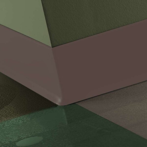 Tarkett - Traditional Vinyl 1/8" (Type TV) - 6" #76 Cinnamon - Wall…