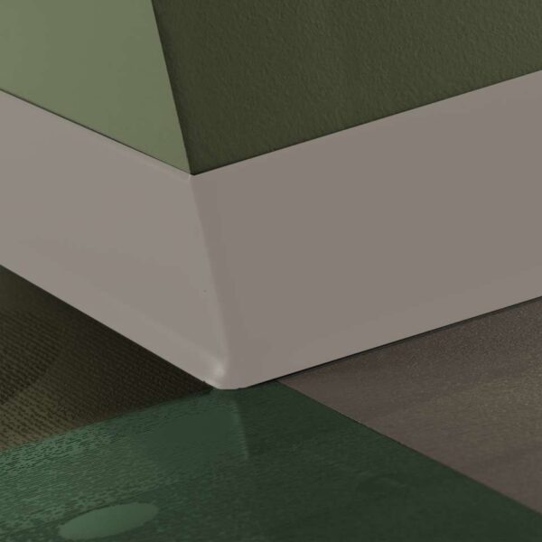 Tarkett - Traditional Vinyl 1/8" (Type TV) - 4" #121 Cement - Wallba…