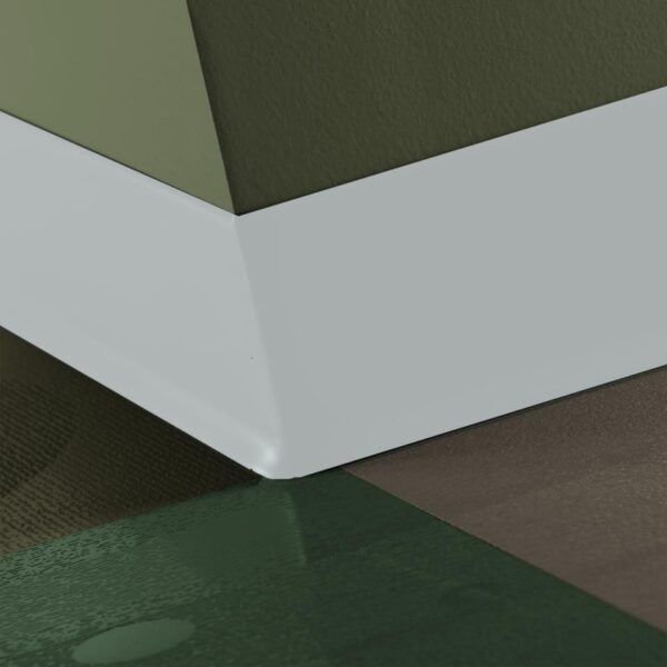 Tarkett - Vinyl Wall Base Cove Traditional Vinyl #VN1 White Slip…