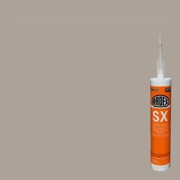 Ardex - SX 100% Silicone Sealant for Tile & Stone - Dove Gray #…
