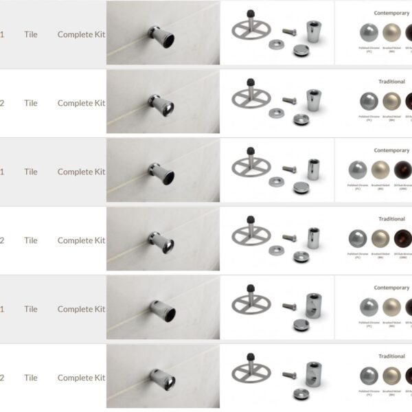 TileWare - Hook Thumb Tradition. Oil Rub Brone Kit