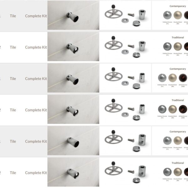 TileWare - Hook Cone Oil Rub Brone Tradition. Kit