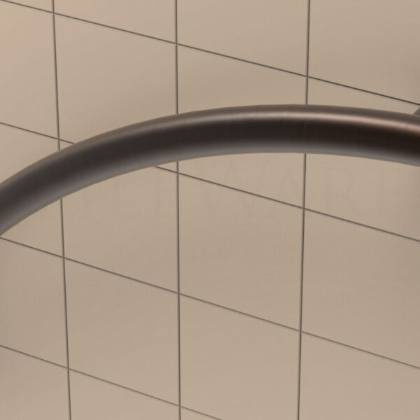 TileWare - Curved Grab Bar Victoria Series ADA Oil Rub Bronze Traditi…