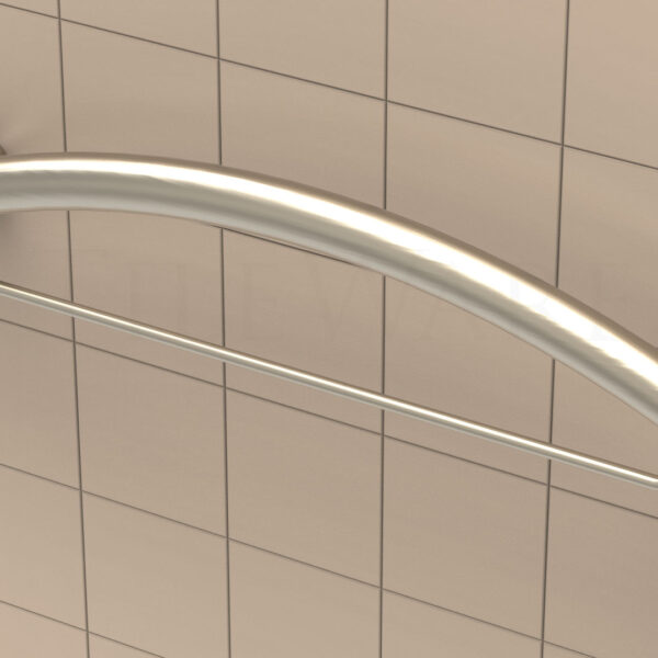 TileWare - Combination Curved Grab Bar Victoria Seri…
