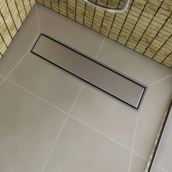 ARC - Linear Tub Drain Cover TrueDEK Stainless Steel Black