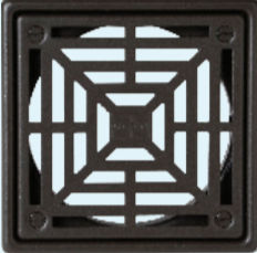 Laticrete - Hydro Ban Oil Rubbed Bronze Drain Grate 4" x 4"