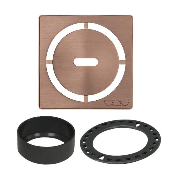 Schluter - KERDI-DRAIN Square Grate Kit Pure - Stainless St…