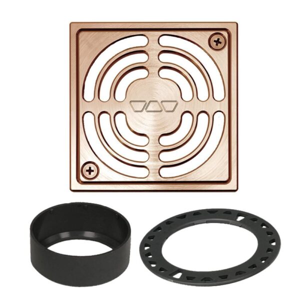 Schluter - KERDI-DRAIN Square Grate Kit Contour - Alumin…