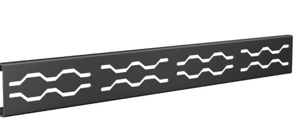 Fusion - Linear Shower Grate Stainless Steel Black 2-1/2" x 36"