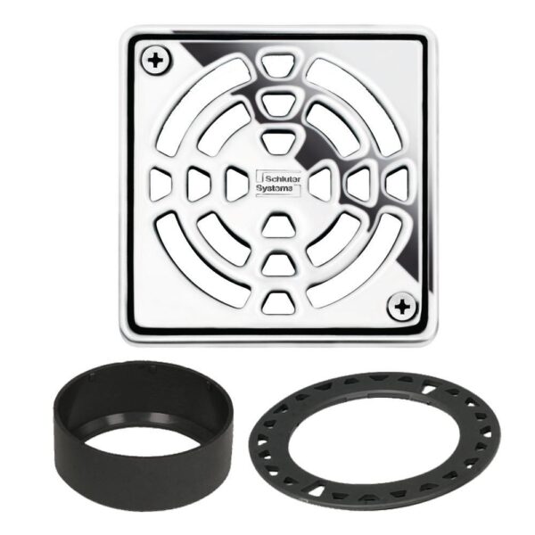 Schluter - KERDI-DRAIN Square Grate Kit Classic - Stainless …