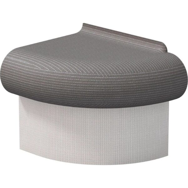 Wedi - Shower Bench Sanoasa Bellina Left End R=486 19-1/8" x 2…