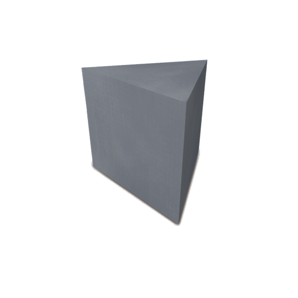 Wedi - Triangle Shower Seat Full Foam 23" x 23"