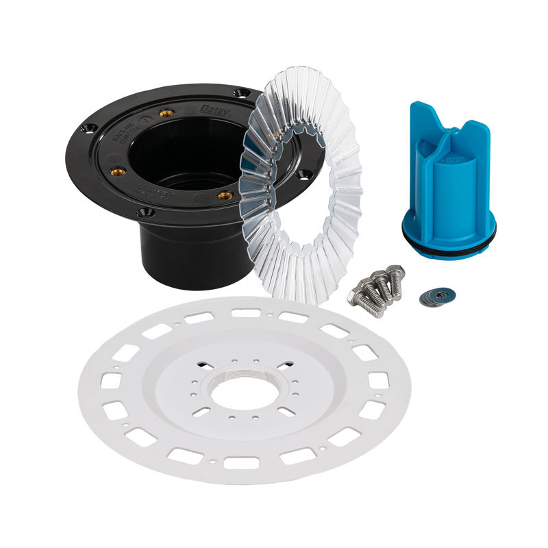 oatey - shower universal flange kit quickdrain abs with 2" oultet of 5-6" 1 oatey - shower universal flange kit quickdrain abs with …