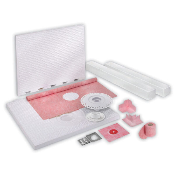 Prova - Shower System Prefabricated Sloped Pan Off-Set PVC Drai…