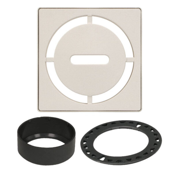 Schluter - KERDI-DRAIN Square Grate Kit Pure Stainless Ste…