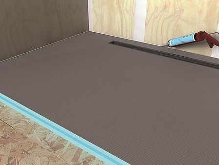 Wedi - Wedi - Fundo Riolito Neo Shower Base and Linear Drai…