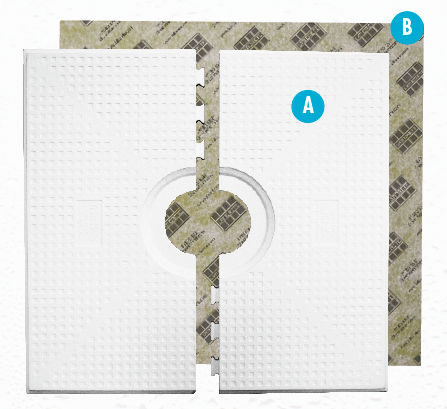Laticrete - Hydro Ban Shower Pan with Center Drain 48" x 72"