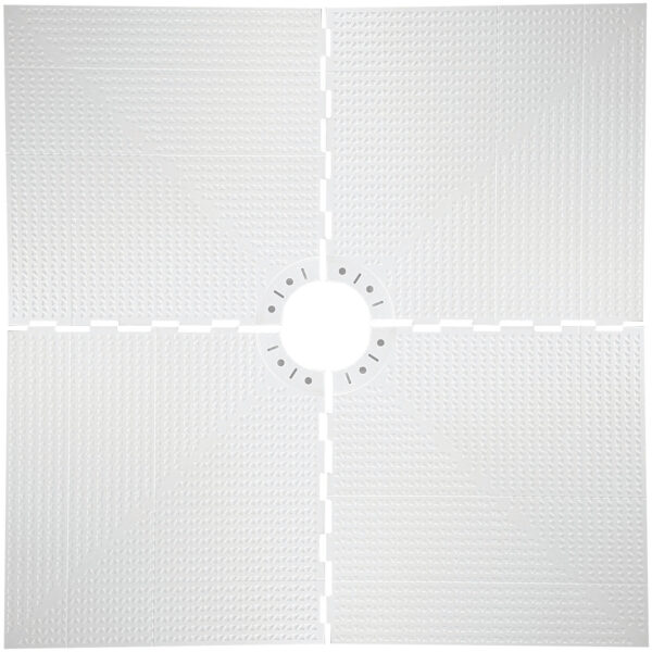 Prova - Curbless Prefabricated Sloped Pan with Center Drai…