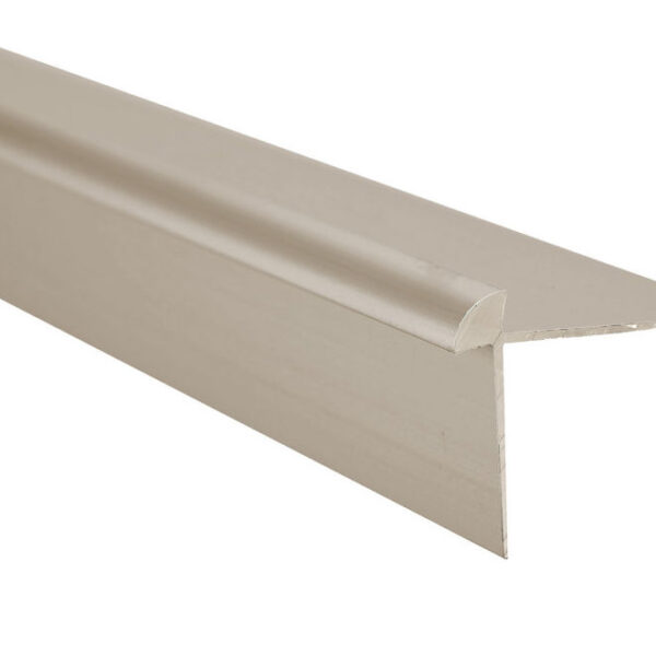 M-D PRO - Vinyl Stair Nose Outside Corner Aluminum #STI Satin …