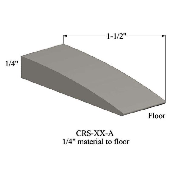 Tarkett - Reducers - CRS 24 A 1/4" material to floor #24 Grey Haz…