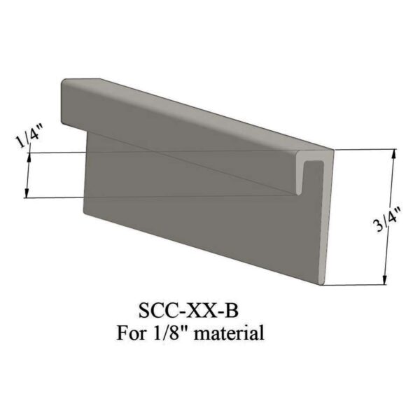 Tarkett - Cove Caps - SCC 24 B For 1/8" materials #24 Grey H…
