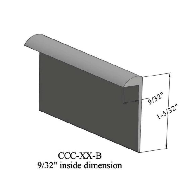 Tarkett - Cove Caps - CCC 20 B For 1/4" materials #20 Charco…