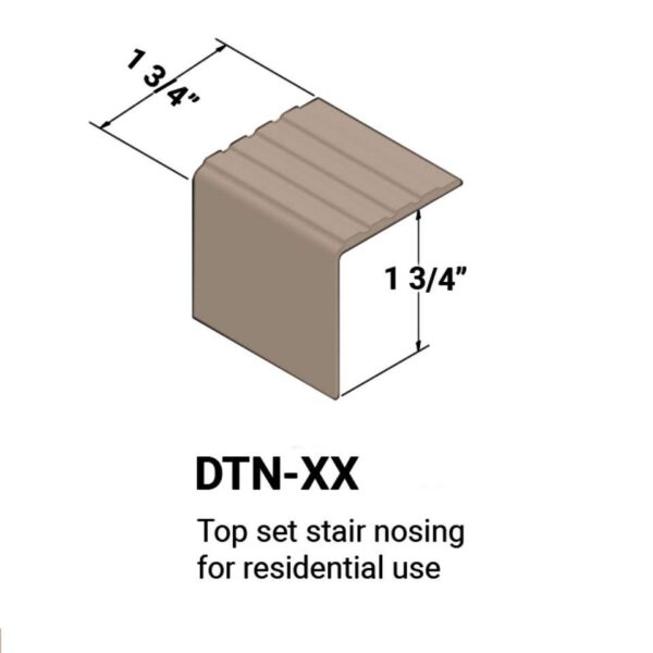 Tarkett - Stair Nosings - Top set for residential use #49 Beige 12'