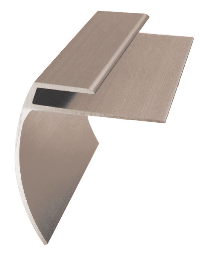 M-D PRO - Aluminum Stair Nose For LVT/LVP, #STI Satin