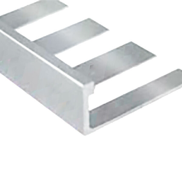 Prova - Flat Tile Edge Contour Satin Clear Anodized 5/16" (8 mm…