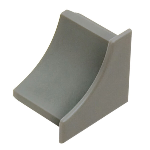 Schluter - DILEX-HKW End Cap with 11/16" (18 mm) Radius - PVC Pla…