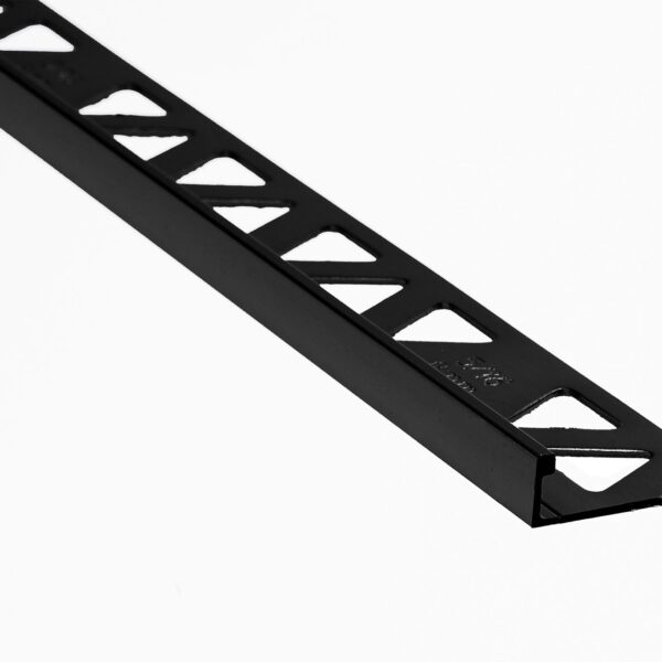 Prova - Flat Tile Edge Trim Prova Tile Edge Aluminum Black 5/16"…