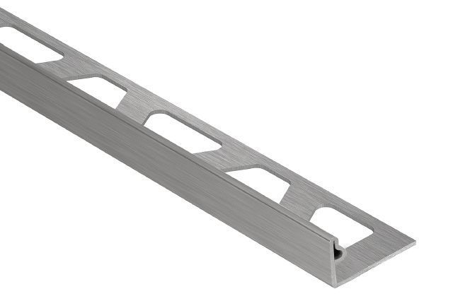 schluter - jolly wall tile edge trim stainless steel (v2) brushed 3/8" (10 mm) x 8' 2-1/2" 1 schluter - jolly wall tile edge trim stainless steel (v2) br…