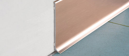 Progress Profiles - Wall Base Skirting 40 Aluminum Brushed S…