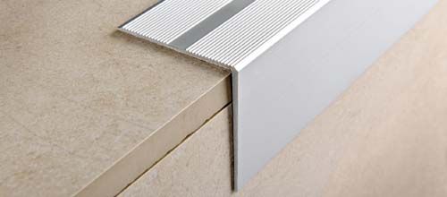 Progress Profiles - Stair Nose with Adhesive Proend Anodized Alu…
