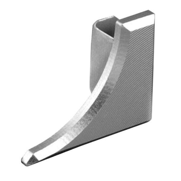 Schluter - DILEX-AHKA Left End Cap with 3/8" (10 mm) Radius - Alu…